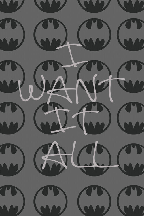 Europosters Plakát, Obraz - Batman - I want it all, 26.7 × 40 cm