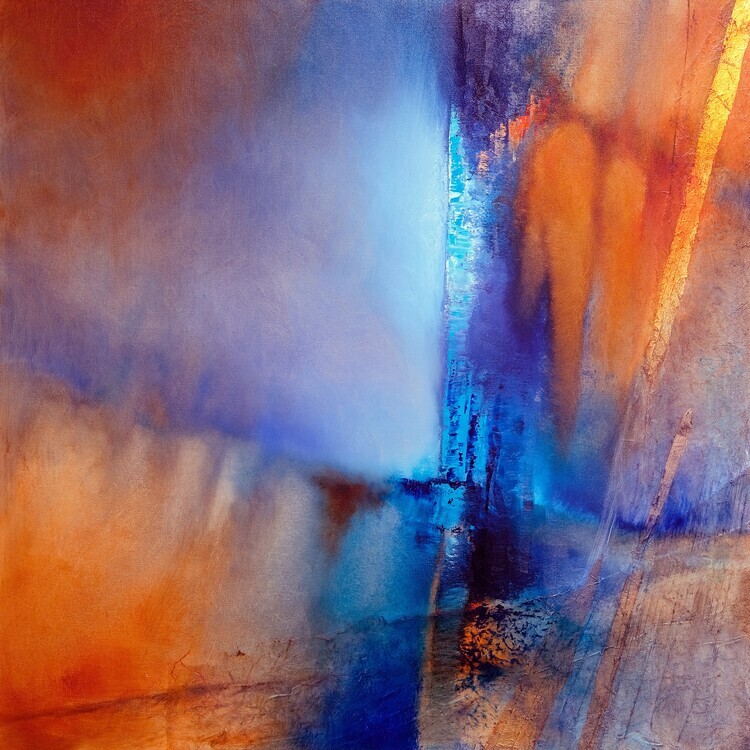 Annette Schmucker Plakát, Obraz - as long as there is embers ...II, Annette Schmucker, 40 × 40 cm