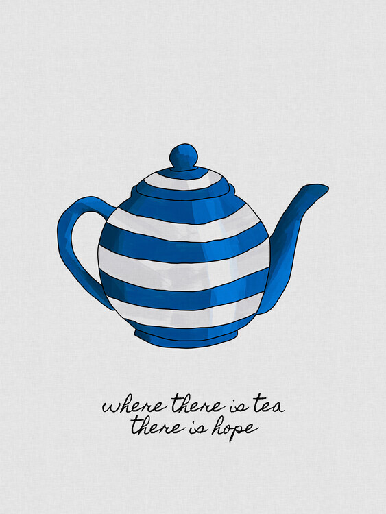 Orara Studio Plakát, Obraz - Where There Is Tea, Orara Studio, 30 × 40 cm