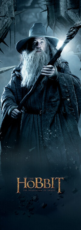 Europosters Plakát, Obraz - Hobbit-Gandalf, 21.3 × 60 cm