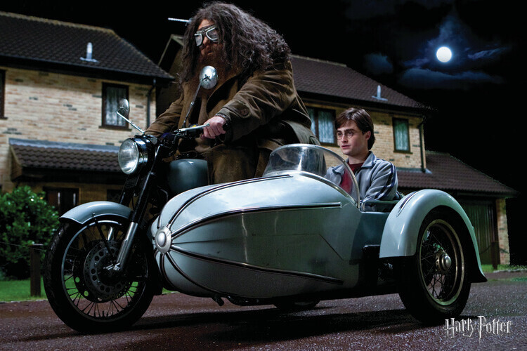 Europosters Plakát, Obraz - Hagrid's Motorbike, 40 × 26.7 cm