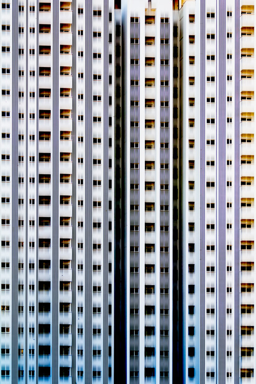 Hamid Mohammad Hossein Plakát, Obraz - abstract building, Hamid Mohammad Hossein, 26.7 × 40 cm