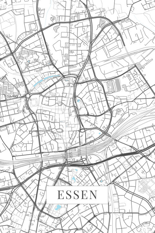 Europosters Plakát, Obraz - Essen white, 26.7 × 40 cm