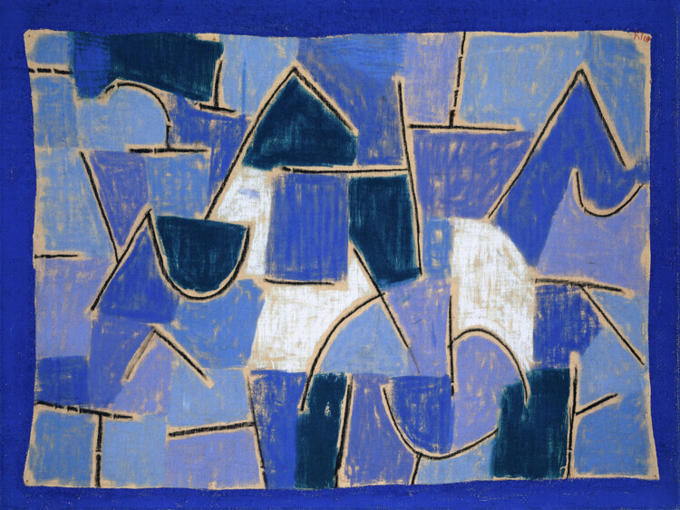 Paul Klee Plakát, Obraz - Blue Night, Paul Klee, 40 × 30 cm