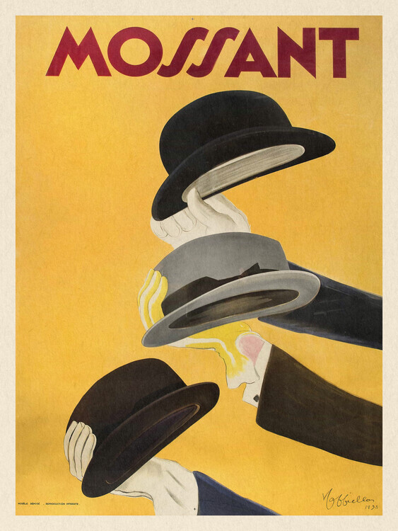 Leonetto Cappiello Plakát, Obraz - Mossant, Leonetto Cappiello, 30 × 40 cm