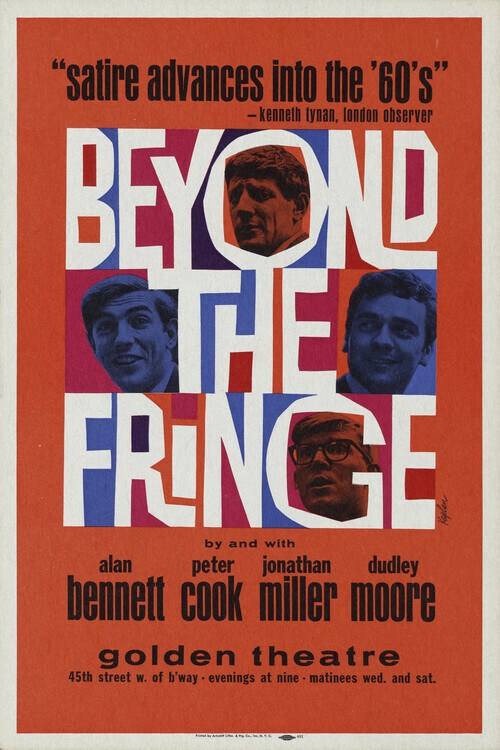 Europosters Plakát, Obraz - Beyond the Fringe, 1962, 26.7 × 40 cm