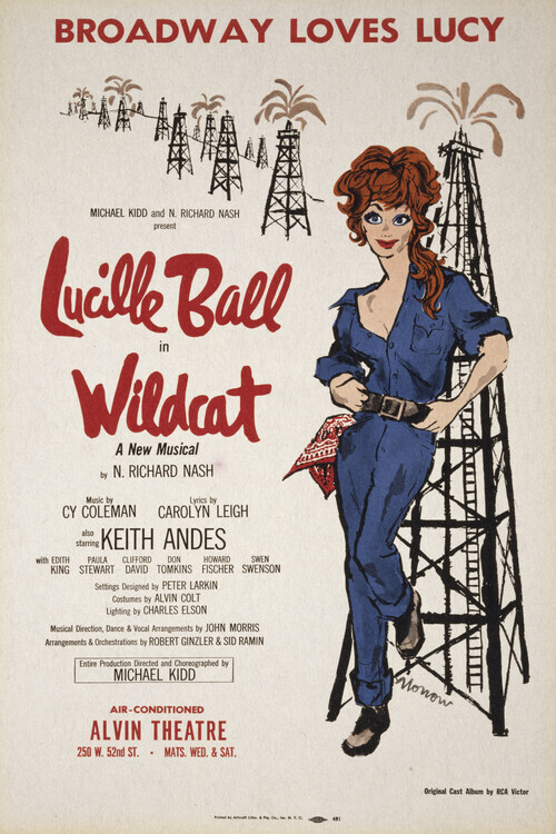 Europosters Plakát, Obraz - Lucille Ball in Wildcat, 26.7 × 40 cm