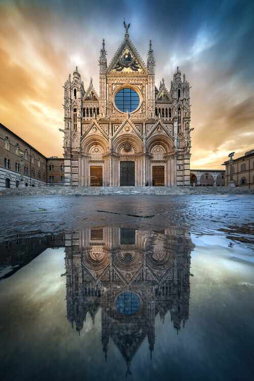 Alberto Ghizzi Panizza Plakát, Obraz - The dome after the rain, Alberto Ghizzi Panizza, 26.7 × 40 cm