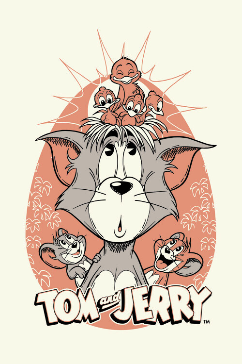 Europosters Plakát, Obraz - Tom a Jerry - 80s, 26.7 × 40 cm