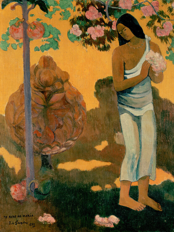 Paul Gauguin Plakát, Obraz - The Month of Mary, Paul Gauguin, 30 × 40 cm