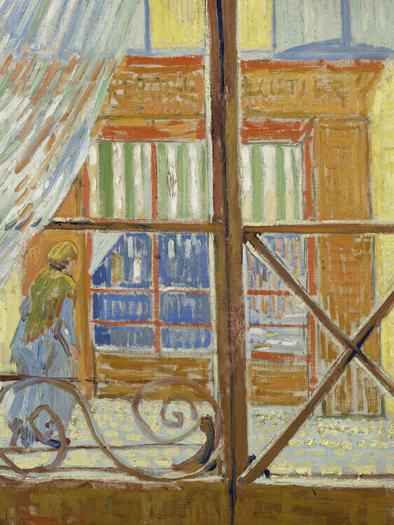 Vincent van Gogh Plakát, Obraz - A Pork Butcher's Shop Seen from a Window, Vincent van Gogh, 30 × 40 cm