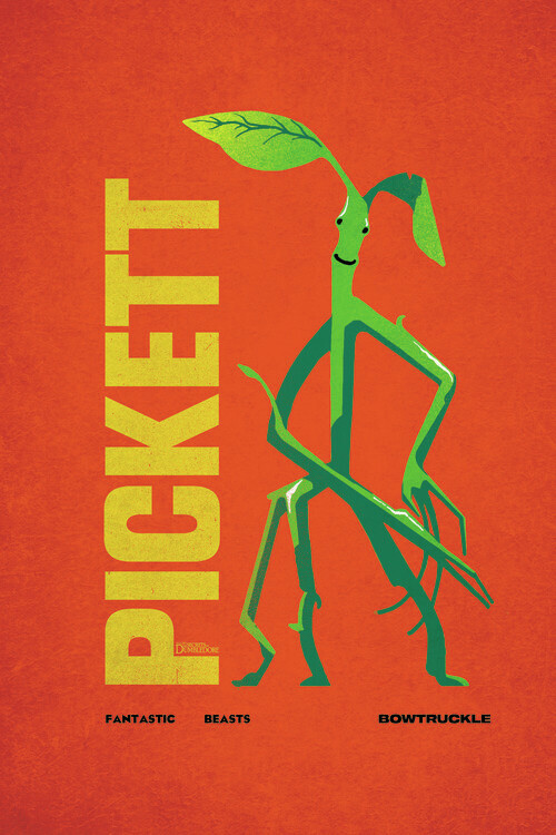 Europosters Plakát, Obraz - Fantastická zvířata  - Pickett, 26.7 × 40 cm