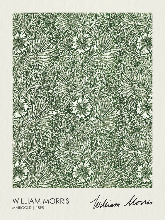 William Morris Plakát, Obraz - Marigold (1895), William Morris, 30 × 40 cm