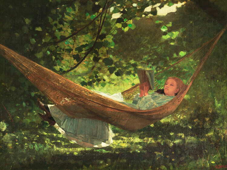 Winslow Homer Plakát, Obraz - Sunlight & Shadow, Winslow Homer, 40 × 30 cm