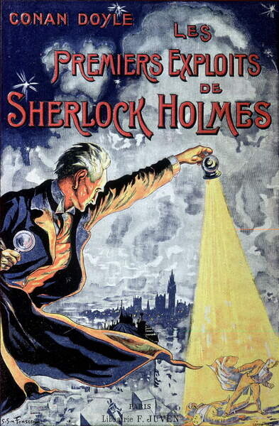 Unknown Artist, Plakát, Obraz - Sherlock Holmes, Unknown Artist,, 26.7 × 40 cm