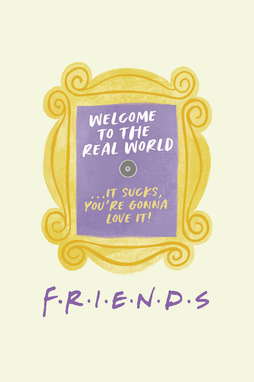 Europosters Plakát, Obraz - Friends - Welcome, 26.7 × 40 cm