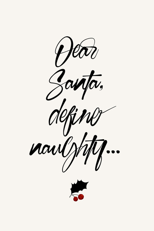 Kubistika Plakát, Obraz - Dear Santa, Kubistika, 26.7 × 40 cm