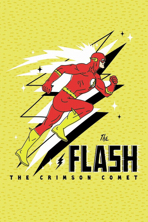 Europosters Plakát, Obraz - Flash - Crimson Comet, 26.7 × 40 cm