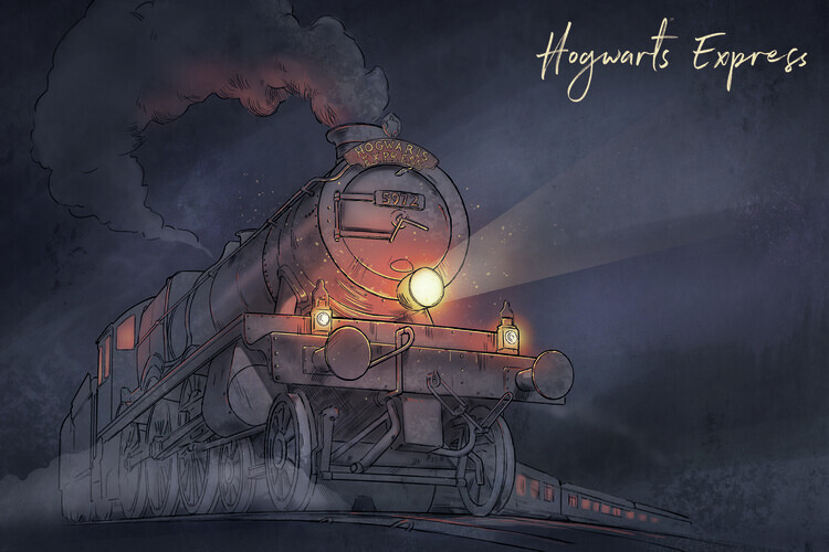 Europosters Plakát, Obraz - Harry Potter - Hogwarts Express, 40 × 26.7 cm