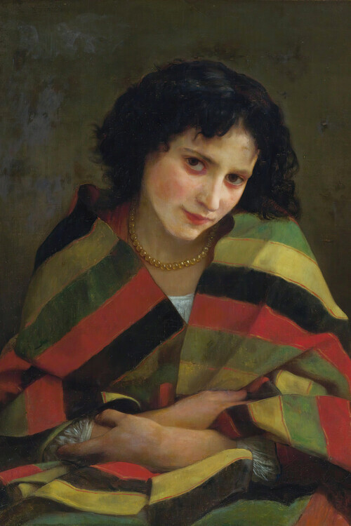 Willaim Bouguereau Plakát, Obraz - Chilly, Willaim Bouguereau, 26.7 × 40 cm