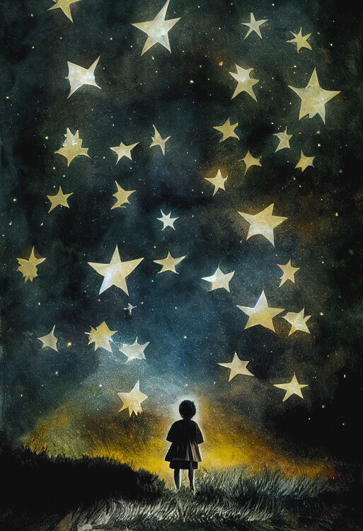 Treechild Plakát, Obraz - Look To The Stars, Treechild, 26.7 × 40 cm