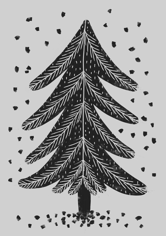 Treechild Plakát, Obraz - Pine Tree, Treechild, 30 × 40 cm