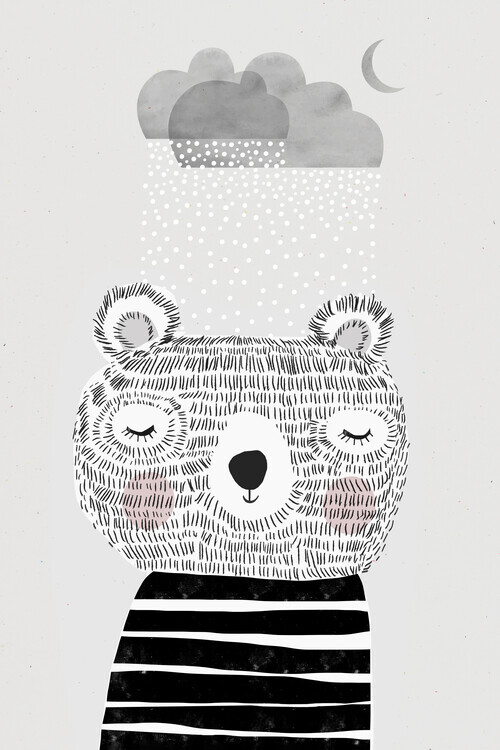 Treechild Plakát, Obraz - I Love Snow, Treechild, 26.7 × 40 cm