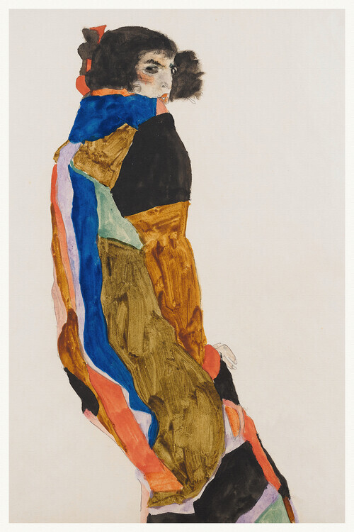 Egon Schiele Plakát, Obraz - Moa, Egon Schiele, 26.7 × 40 cm
