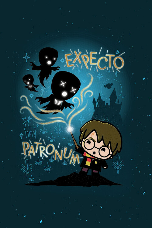 Europosters Plakát, Obraz - Harry Potter - Expecto patronum, 26.7 × 40 cm