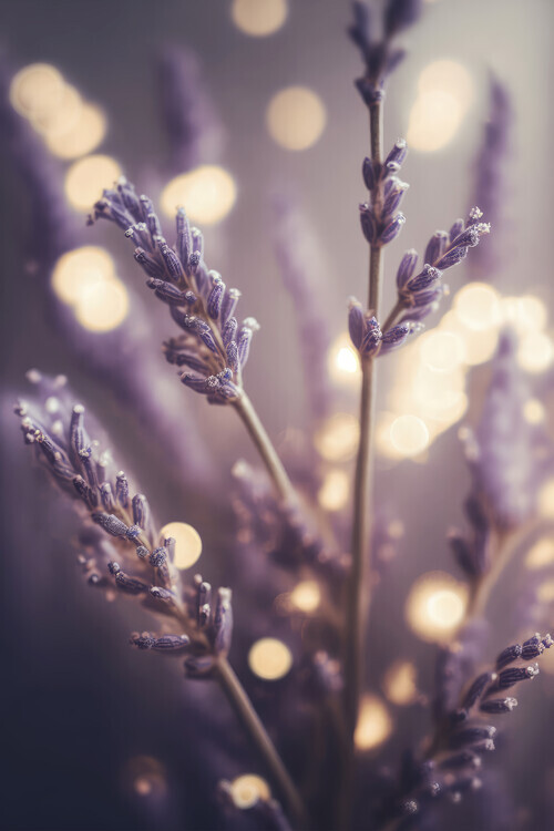 Treechild Plakát, Obraz - Lavender Detail, Treechild, 26.7 × 40 cm