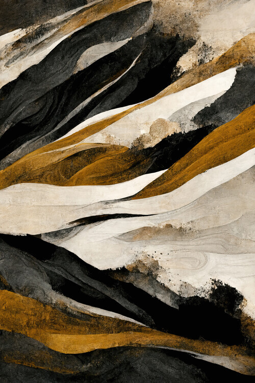 Treechild Plakát, Obraz - Rough Mountains, Treechild, 26.7 × 40 cm