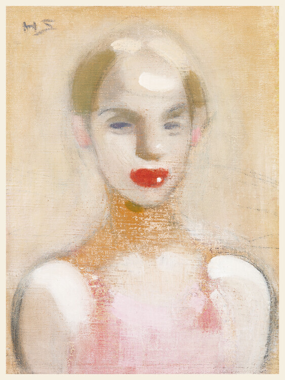 Helene Schjerfbeck Plakát, Obraz - The Circus Girl, Helene Schjerfbeck, 30 × 40 cm