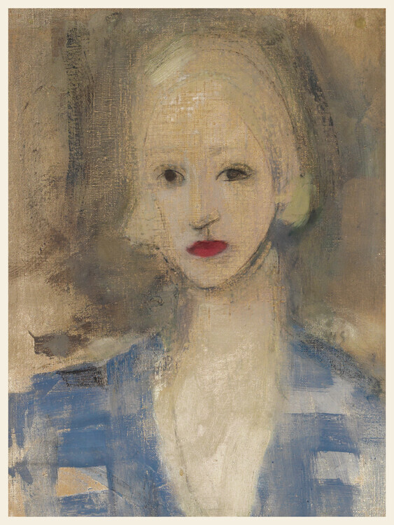 Helene Schjerfbeck Plakát, Obraz - The Blonde Woman, Helene Schjerfbeck, 30 × 40 cm