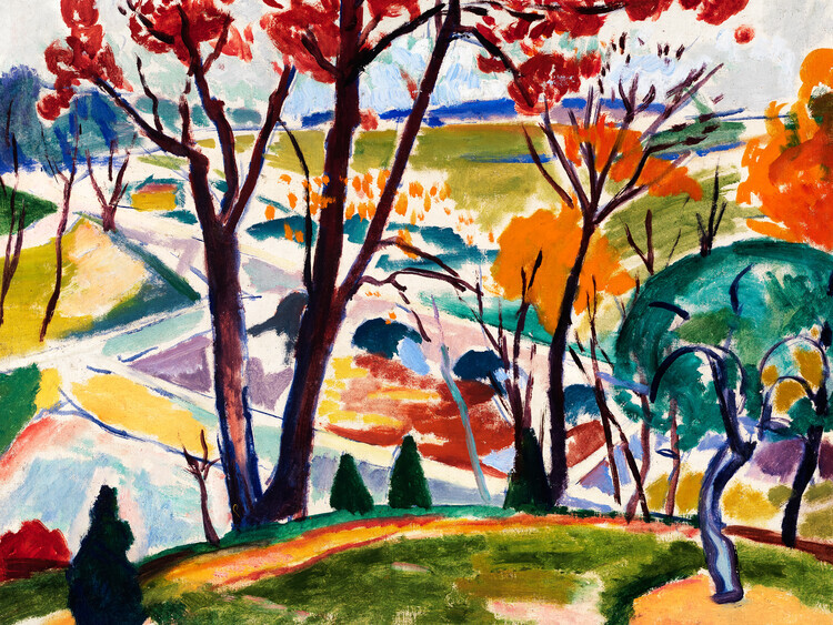 Henry Lyman Saÿen Plakát, Obraz - Huntingdon Valley Bridge, Henry Lyman Saÿen, 40 × 30 cm