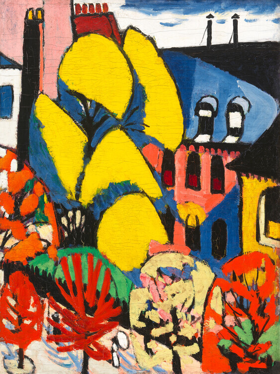 Henry Lyman Saÿen Plakát, Obraz - Trees in Paris, Henry Lyman Saÿen, 30 × 40 cm