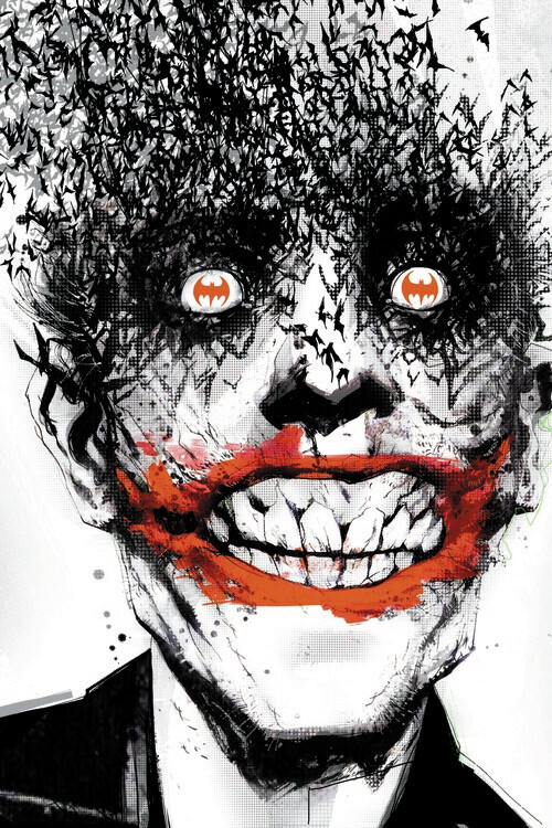 Europosters Plakát, Obraz - Joker and Bats, 26.7 × 40 cm