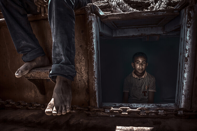 ShadyEssam Plakát, Obraz - Window from nowhere, ShadyEssam, 40 × 26.7 cm