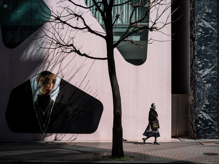 Yuzo Fujii Plakát, Obraz - Ginza Tokyo, Yuzo Fujii, 40 × 30 cm