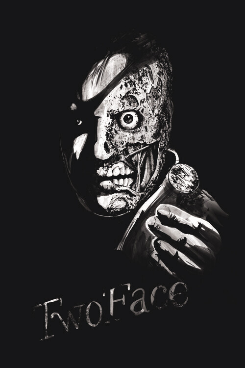 Europosters Plakát, Obraz - Batman - TwoFace, 26.7 × 40 cm