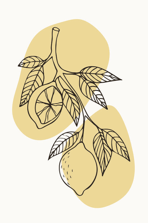 jay stanley Plakát, Obraz - Boho Fruits #2, jay stanley, 26.7 × 40 cm