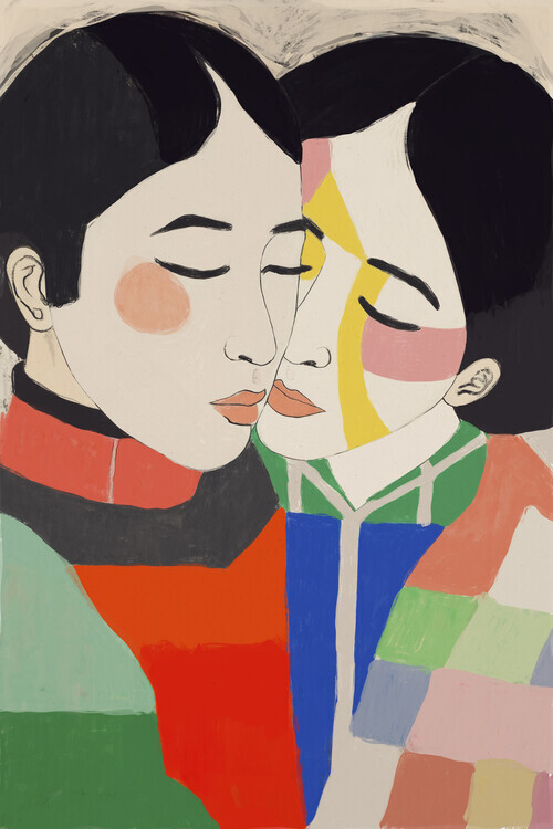 Treechild Plakát, Obraz - Loving Couple, Treechild, 26.7 × 40 cm