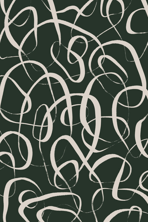 Treechild Plakát, Obraz - Beige Circles, Treechild, 26.7 × 40 cm