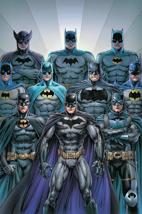 Europosters Plakát, Obraz - Batman - Versions, 26.7 × 40 cm