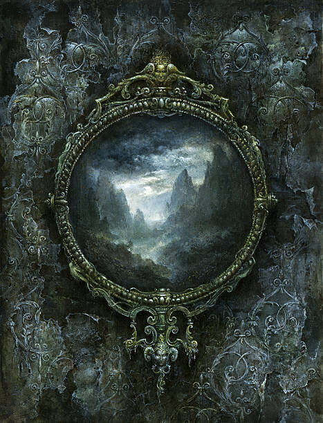 YaroslavGerzhedovich Plakát, Obraz - Baroque Frame, YaroslavGerzhedovich, 30 × 40 cm