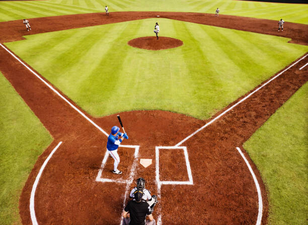 Thomas Barwick Plakát, Obraz - Wide shot batter preparing to hit, Thomas Barwick, 40 × 30 cm