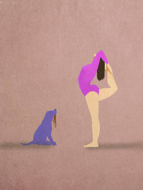 Westend61 Plakát, Obraz - Illustration of dogwaiting for female owner, Westend61, 30 × 40 cm