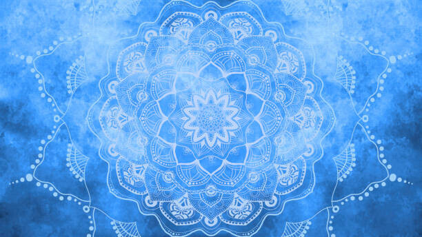 Marje Plakát, Obraz - Mandala - Hand-drawn mandala design on, Marje, 40 × 22.2 cm
