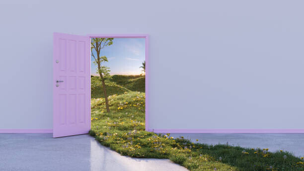 Eoneren Plakát, Obraz - Opening door to the nature, Eoneren, 40 × 22.2 cm