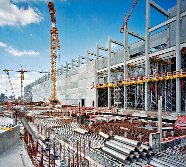 graemenicholson Plakát, Obraz - Construction site, graemenicholson, 40 × 36 cm
