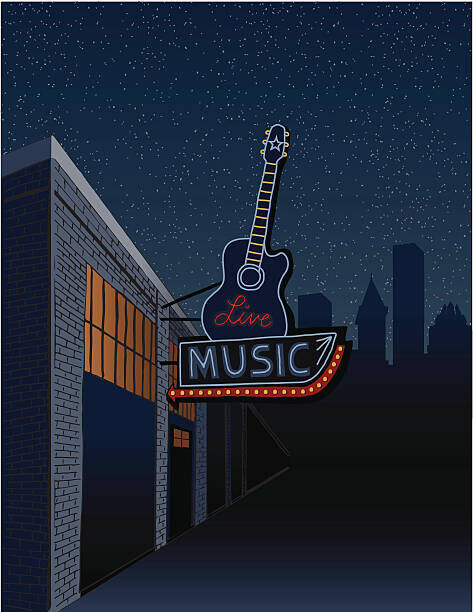 Hey Darlin Plakát, Obraz - Live Music Sign in the City, Hey Darlin, 30 × 40 cm